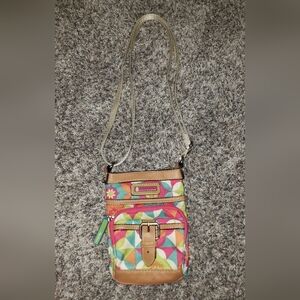 Lily Bloom| Colorful Geometric Pattern Crossbody Bag